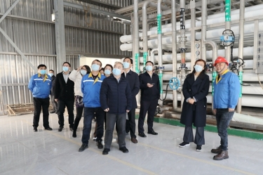 2022年12月15日，时任浙江省发展鼎新委党组成员、副主任吴红梅莅临888集团电子游戏(中国游)有限公司官网纸业调研企业用能、节能工作