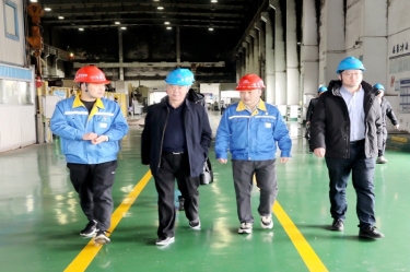 2024年 1月30日，浙江省经信厅机关党委二级巡视员孙自强莅临888集团电子游戏(中国游)有限公司官网纸业发展岁末岁首安全出产督导